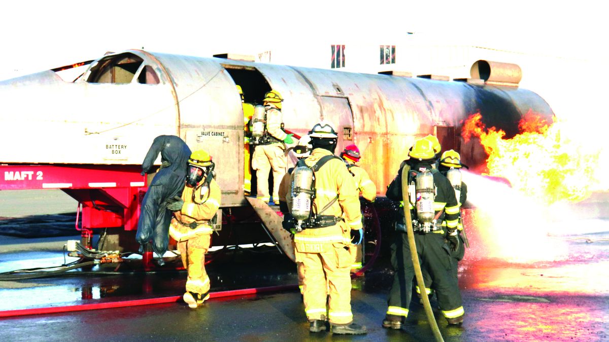 Local fire crews prep for airport disasters