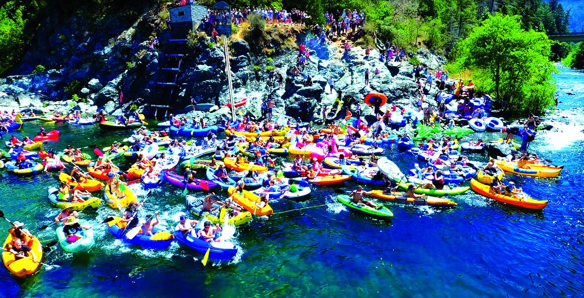 50 Years Old! Gasquet Raft Race has biggest turnout to date