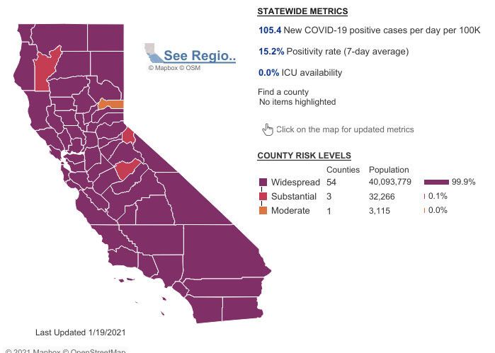 COVID-19 cases fall in Del Norte County