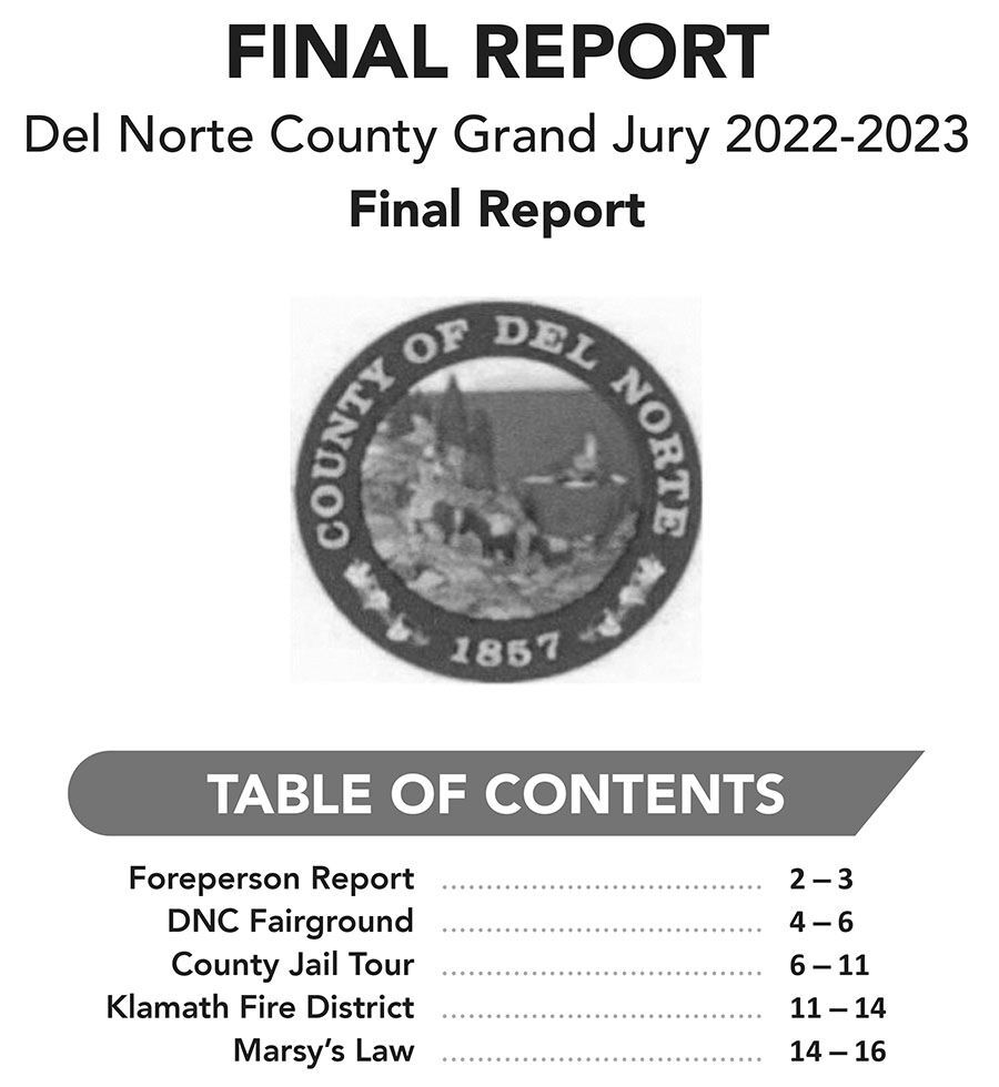 Del Norte County Grand Jury 2022-2023 Final Report