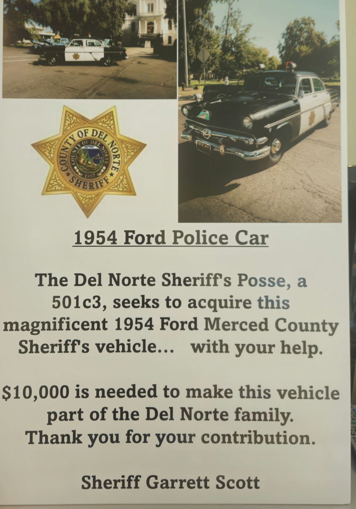 The Sheriff seeks your help in acquiring a DNSO Posse unit