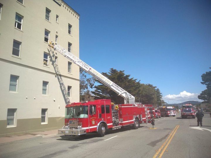 Fire displaces 12 residents of Surf Apartments