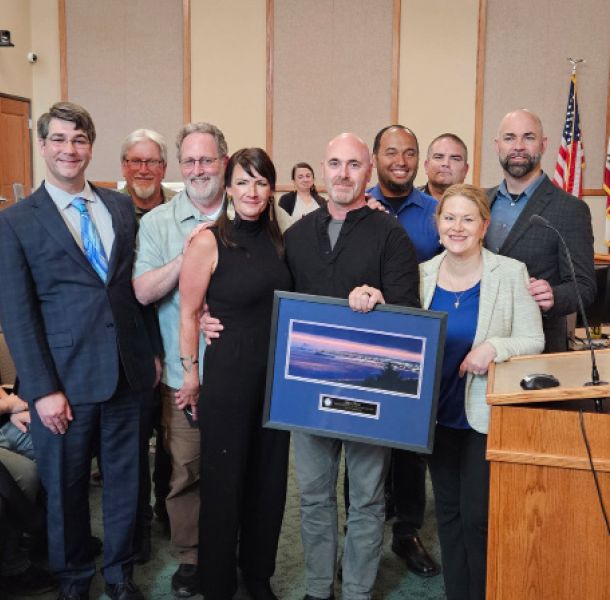 Public Works Maintenance Manager Jason Wylie retires