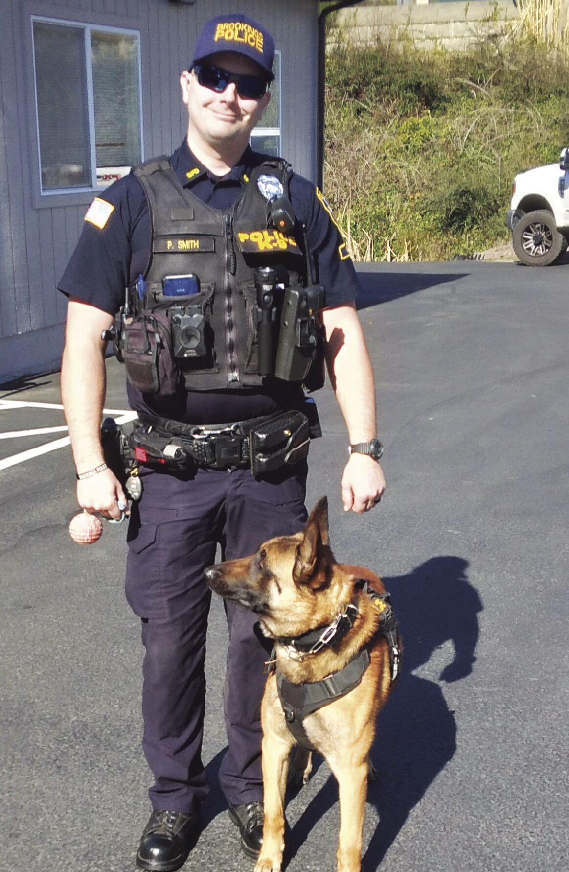 Brookings PD thanks K9 benefactor