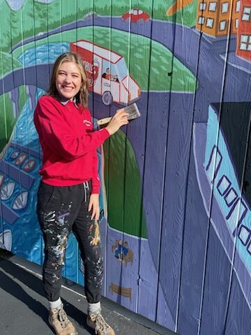 Photos: Coast Central adds mural to downtown Eureka