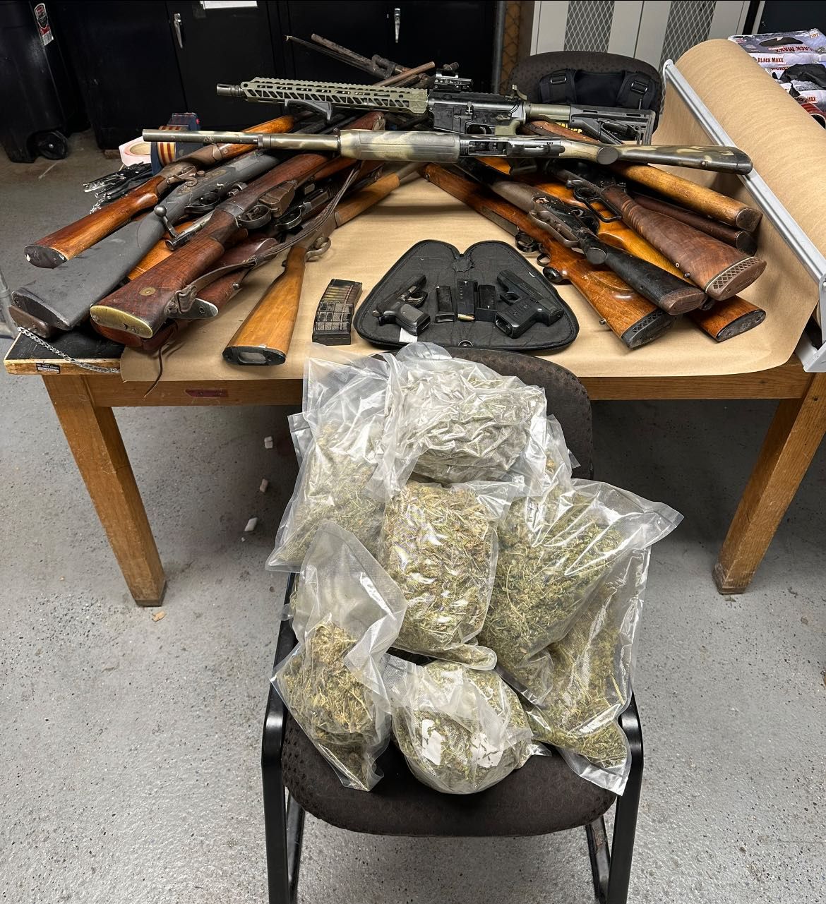 Another Big Drug and Weapons Bust for the Sheriff