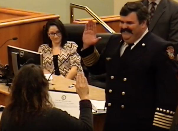 New fire chief sworn in