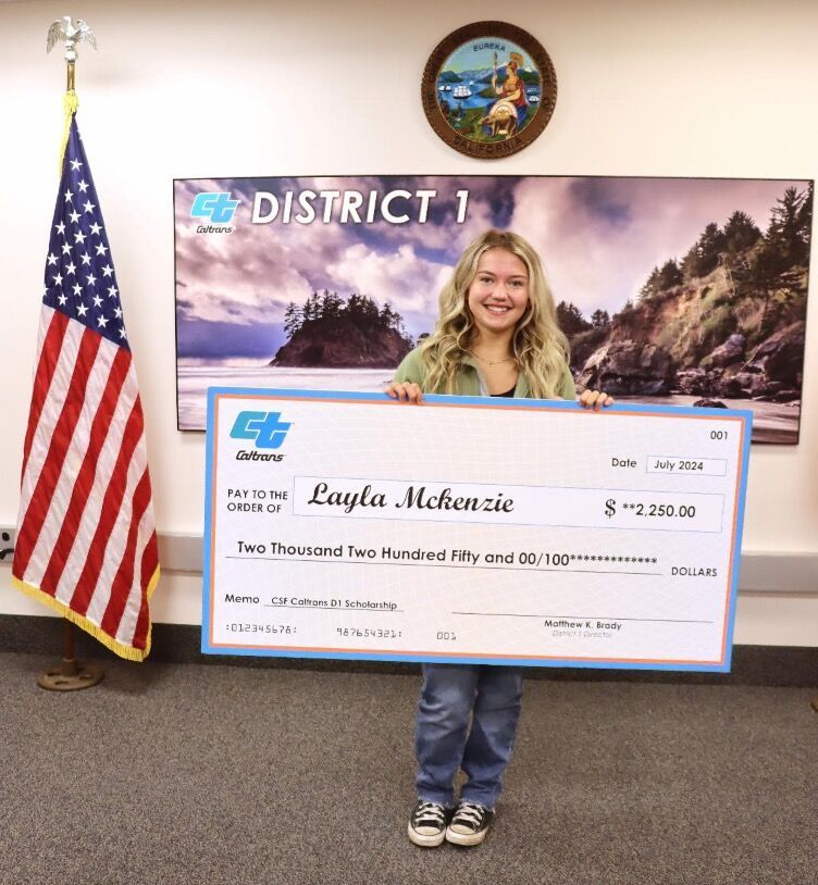 Now accepting applications for the Caltrans District 1 Transportation Scholarship