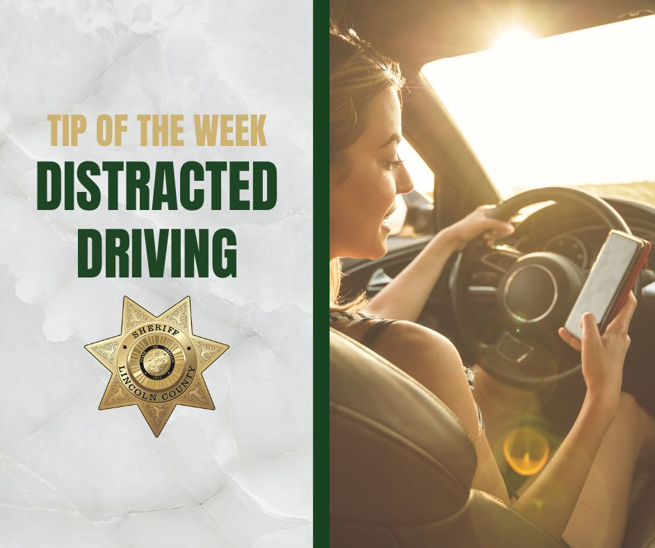 Sheriff's Tip of the Week: Distracted Driving