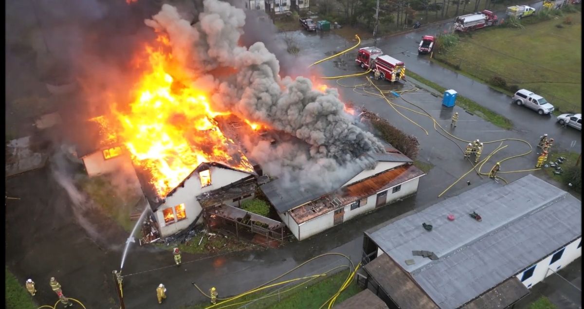 Crescent City Fire Burn Training on Williams Drive Concludes