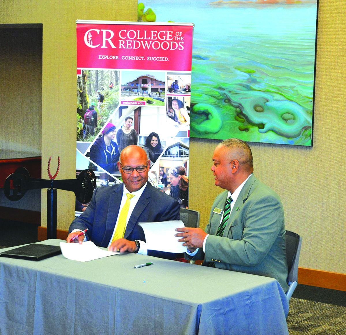 Area colleges formalize partnerships
