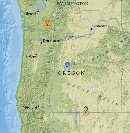 Undersea Earthquakes: Three small tremors since Friday