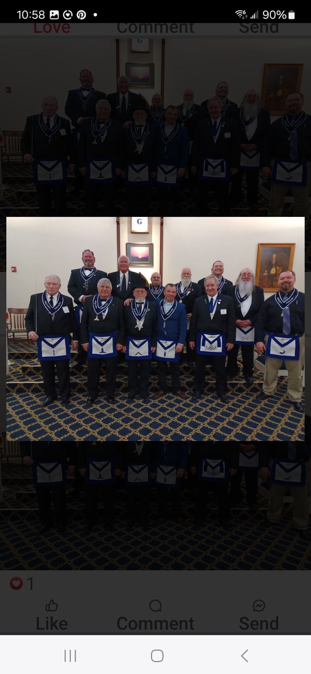 Masons Install New Officers