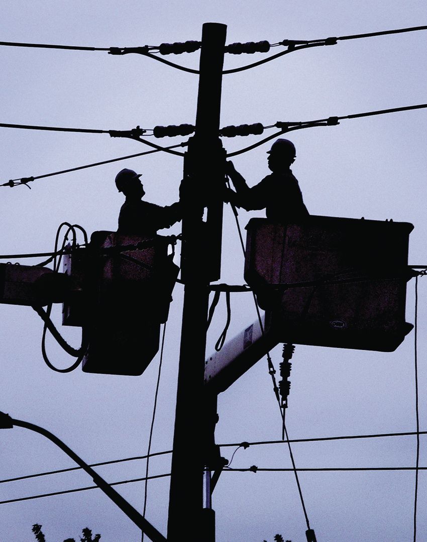 High winds spark power outage, fire danger