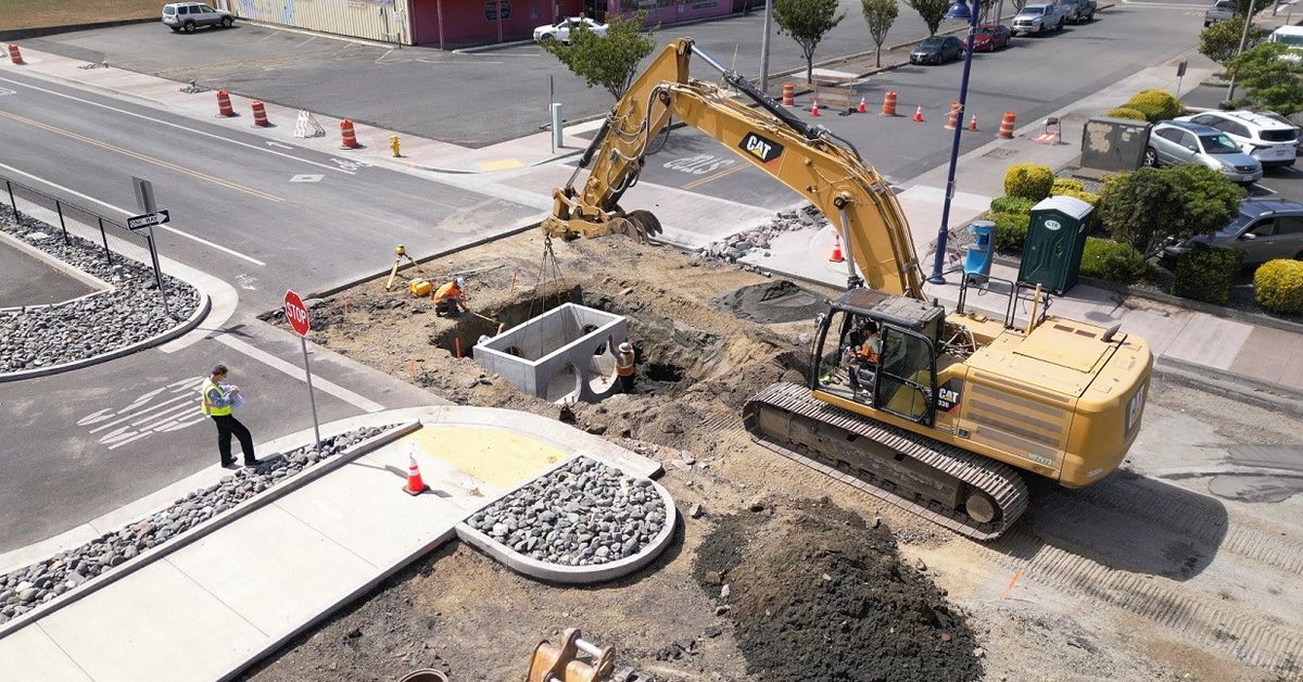 Phase Two of road improvements along Front and G. Streets