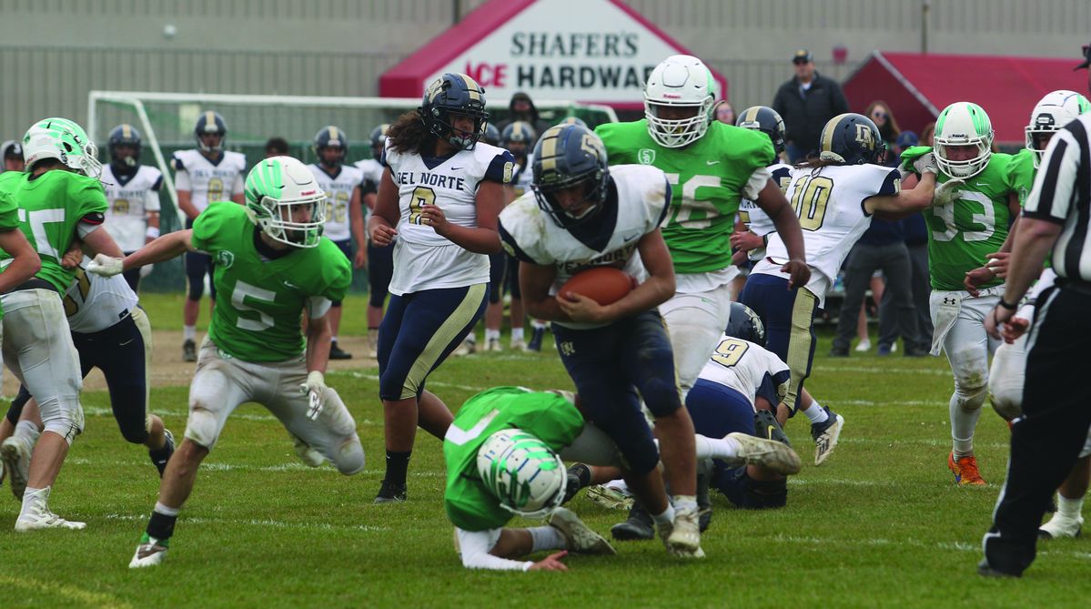Del Norte Warriors win big at St. Bernard’s in season finale