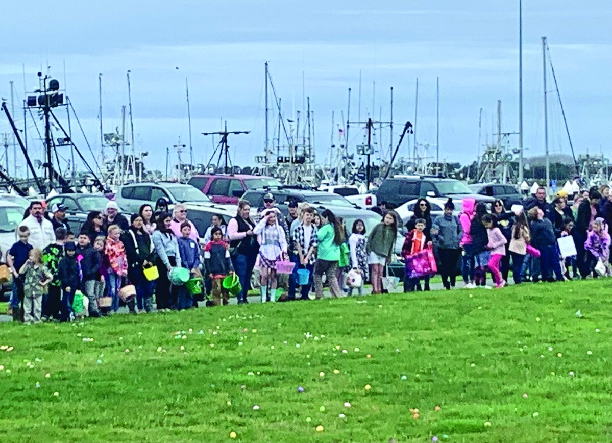 Harbor district hosts egg hunt for more than 400