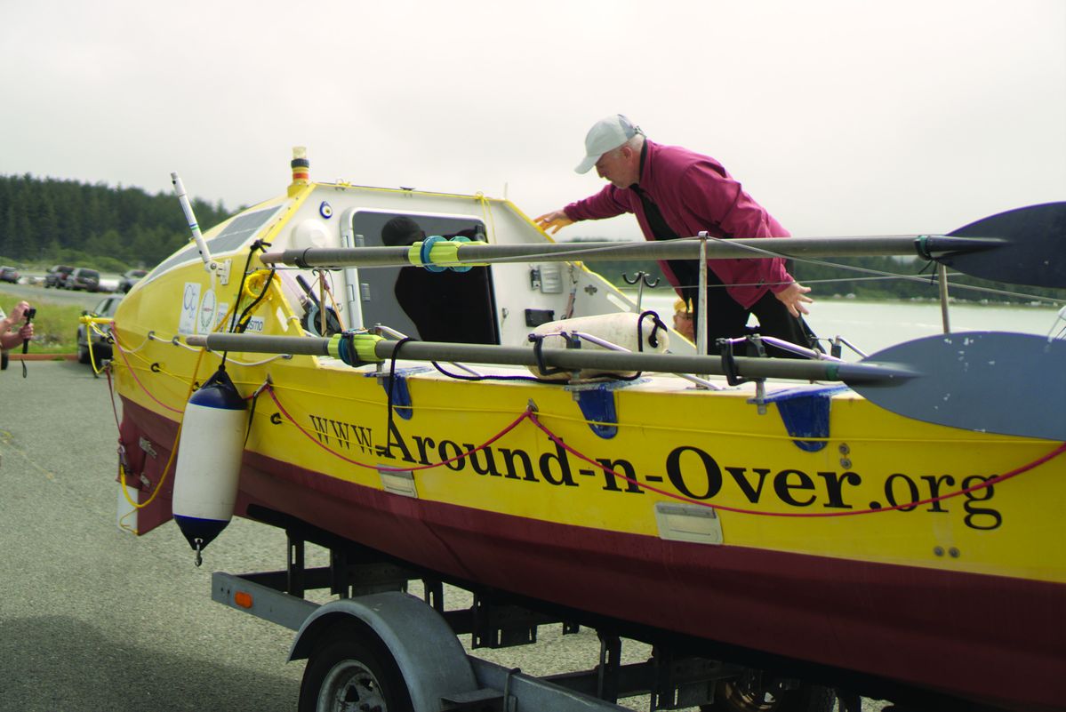 Rower sets off on nine-month journey