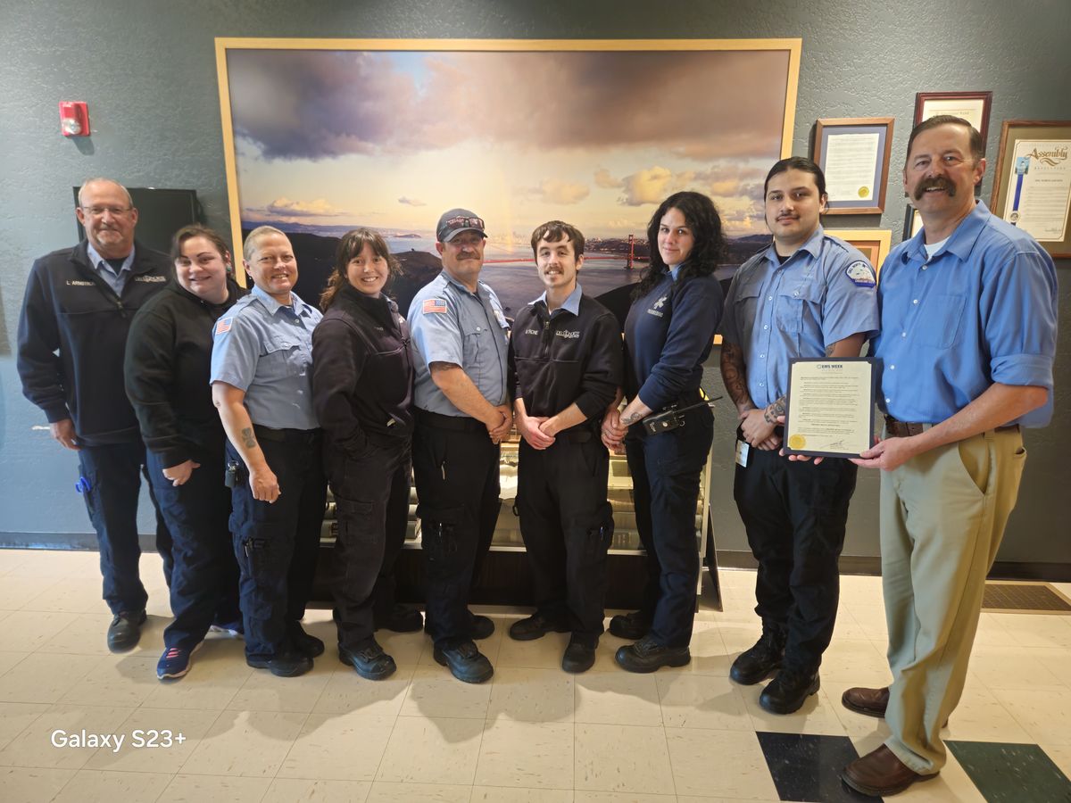 Del Norte Ambulance Honored by Supervisors