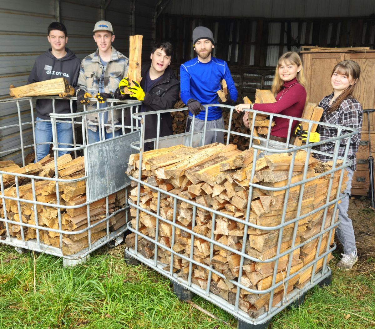 Contractor donates firewood to needy families