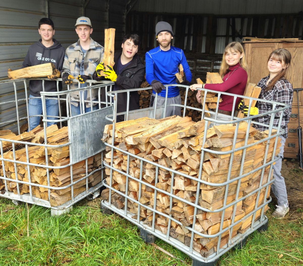 Contractor Donates Firewood to Needy Families