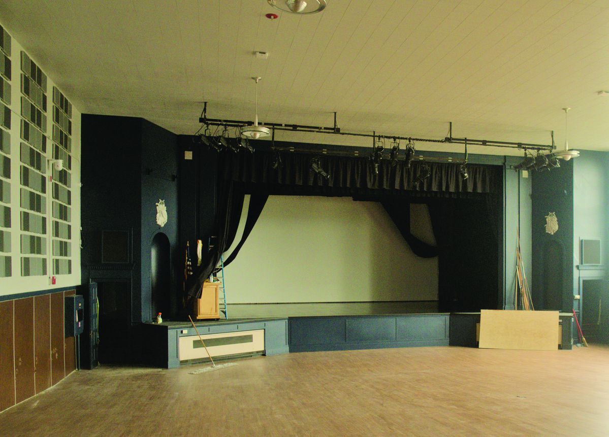 Middle school auditorium gets a facelift