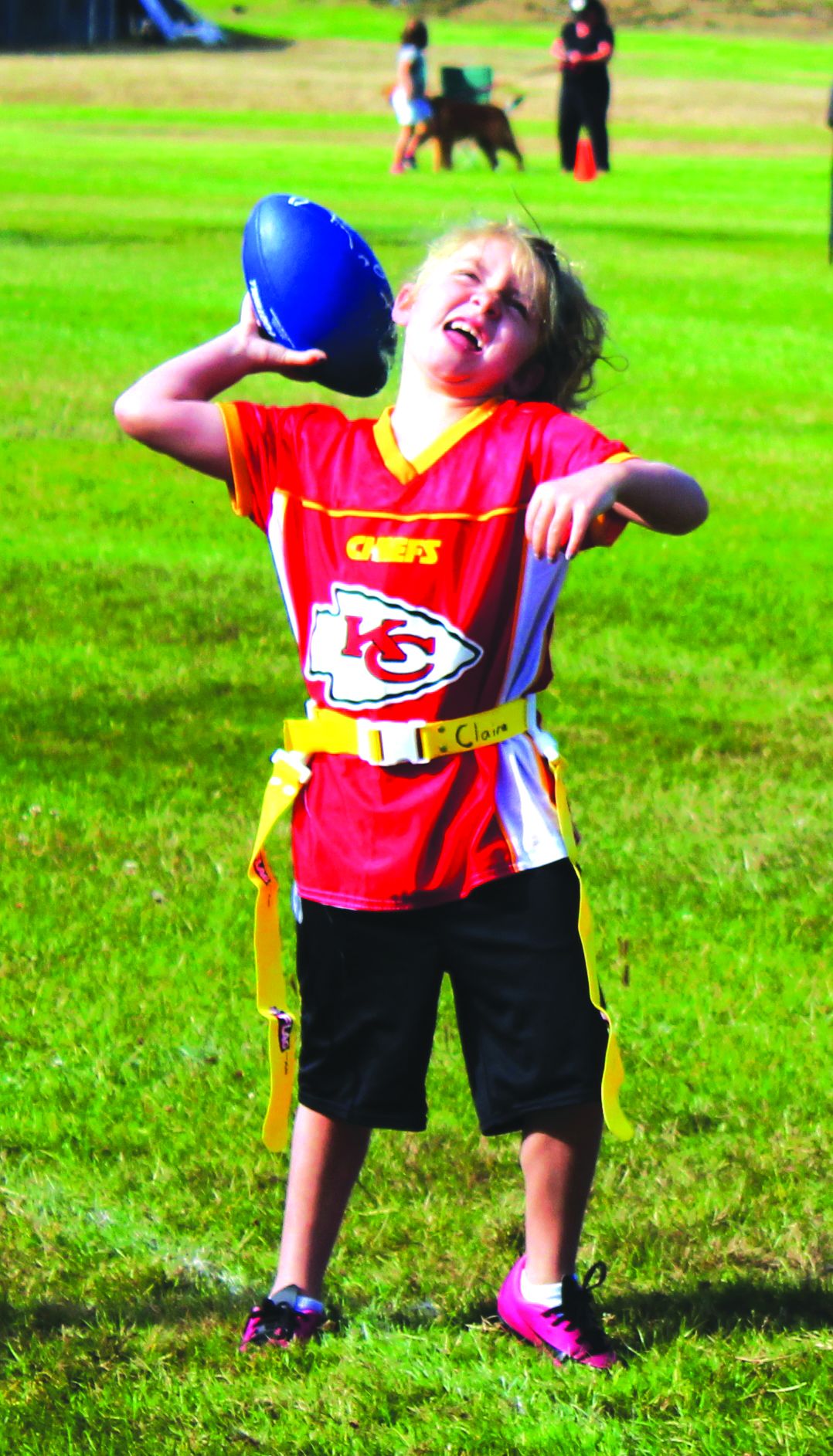 Serious about flag football