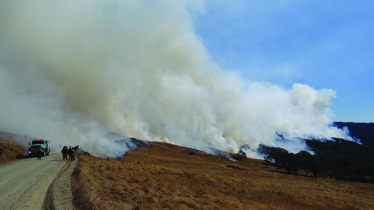 Fall prescribed fire activities in the Bald Hills