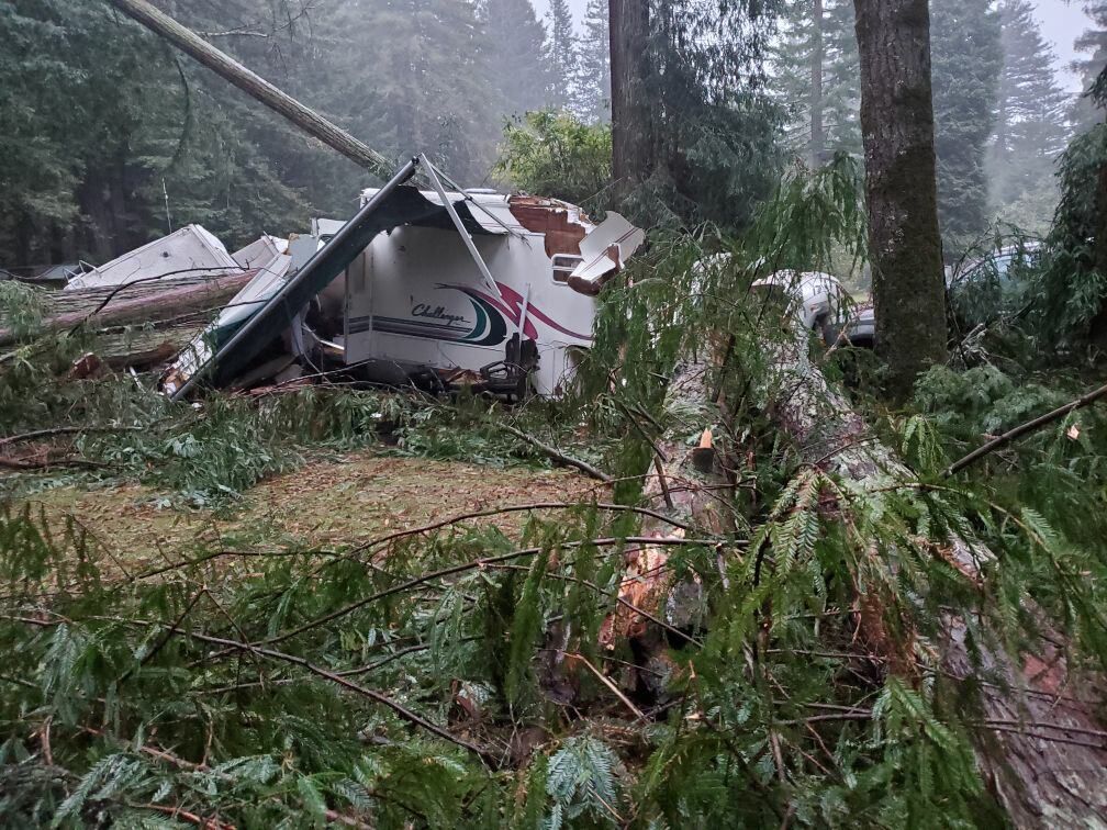 Photos / 'Cyclone Bomb' leaves path of destruction