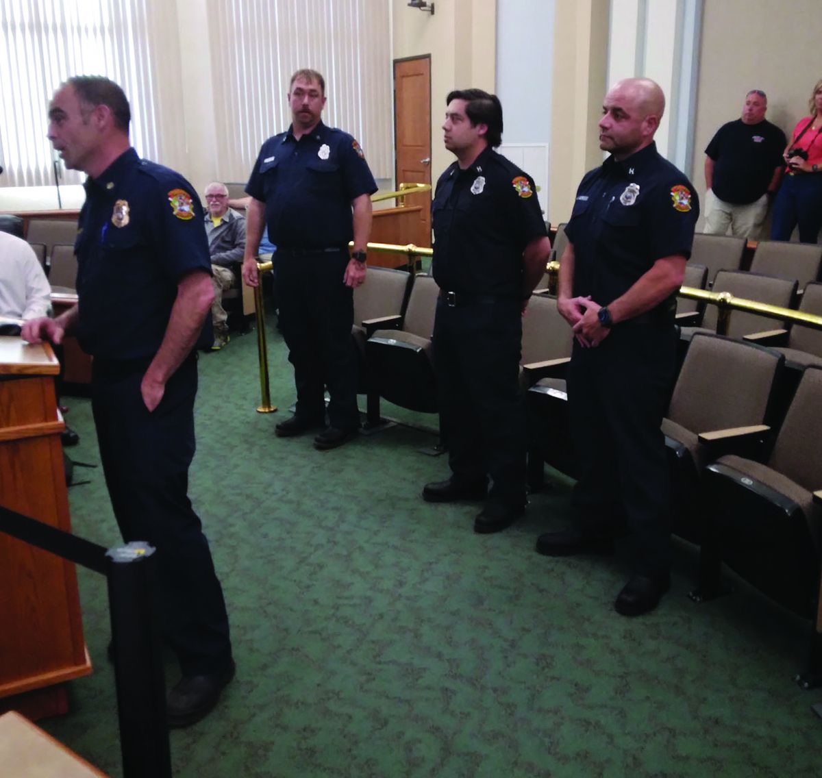 New fire captains introduced to Crescent City council