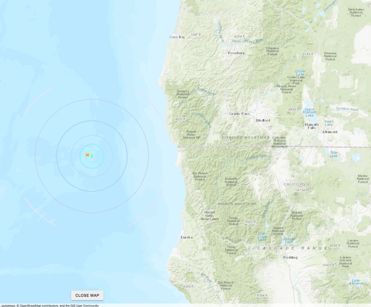 Earthquakes: Three small undersea tremors