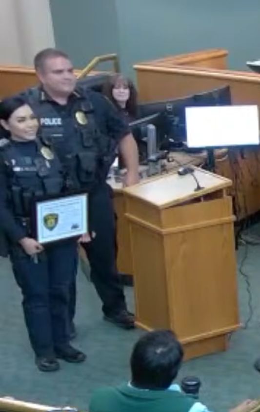 Officer Commended by Crescent City Police Chief