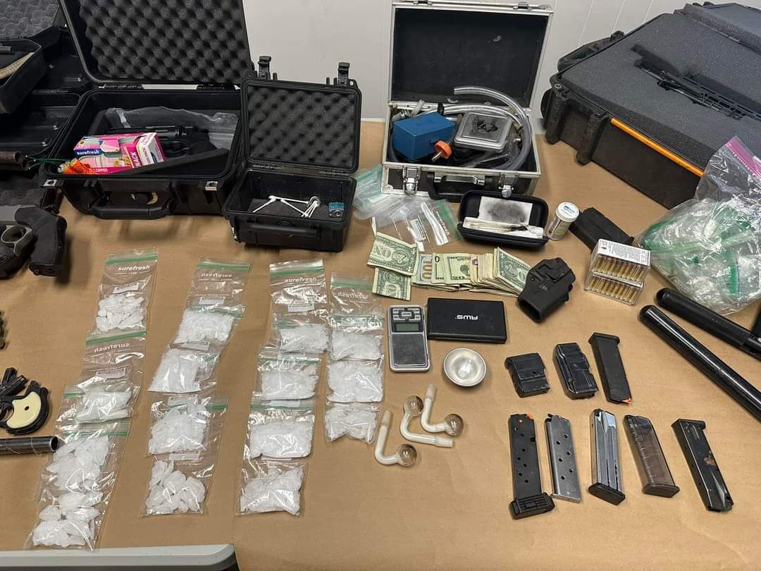 CCPD Search Warrant Nets Major Meth and Weapons Haul