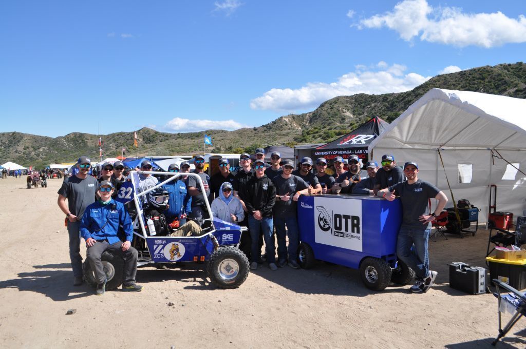 Ethan Warner of Brookings competed in the Baja Society of Automotive Engineers California