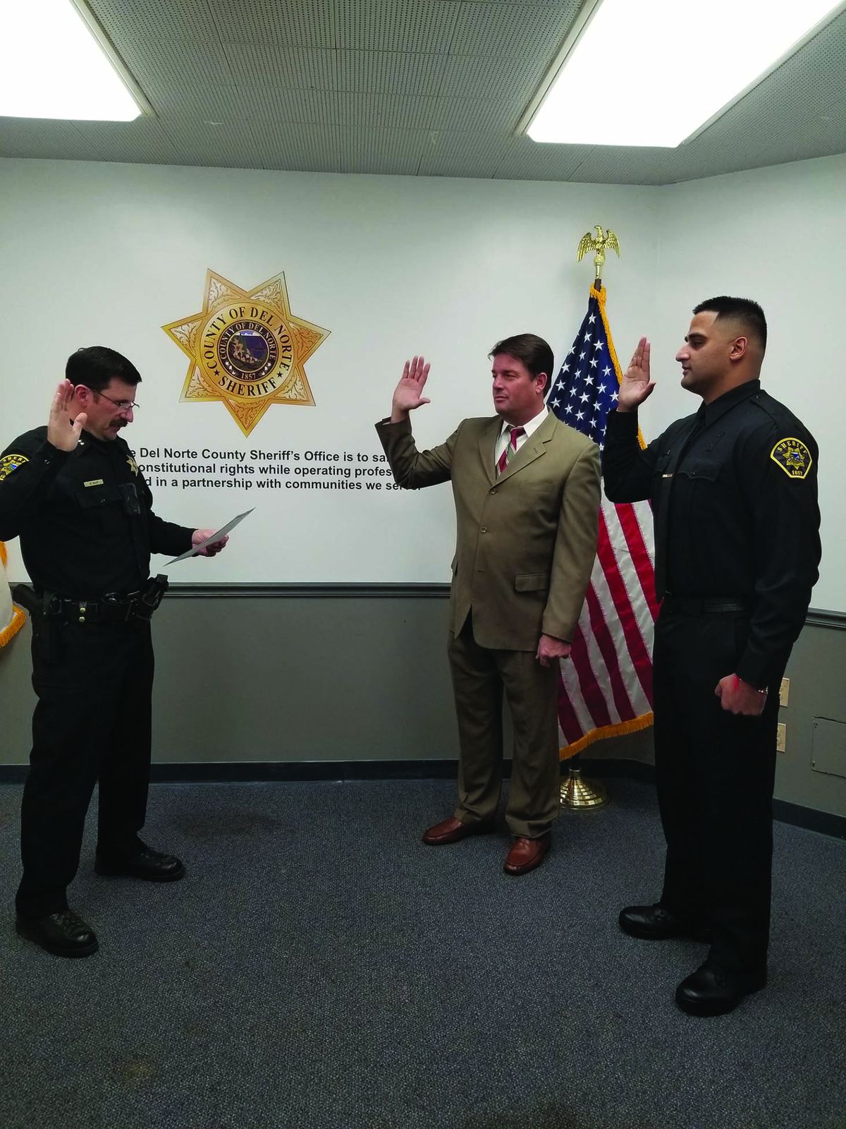 Sheriff swears in two new members