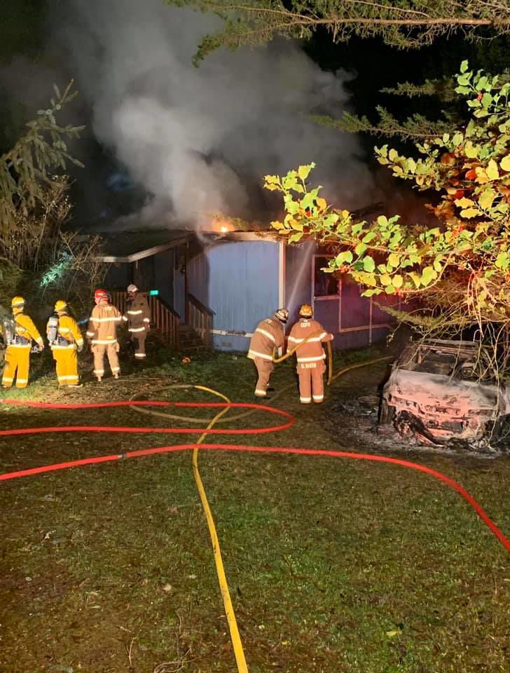 Morning inferno wrecks vacant residence