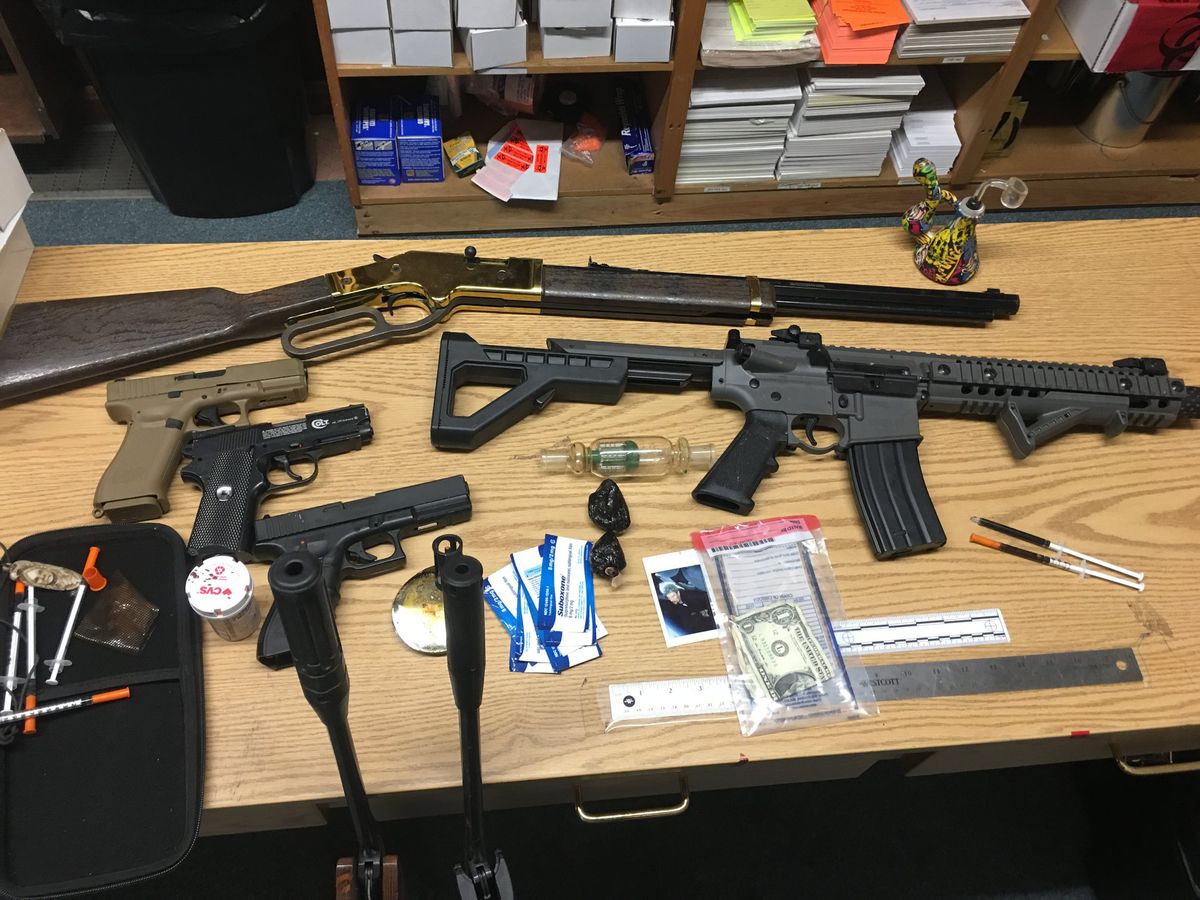 Traffic stop nets haul of illegal contraband, driver still on the loose