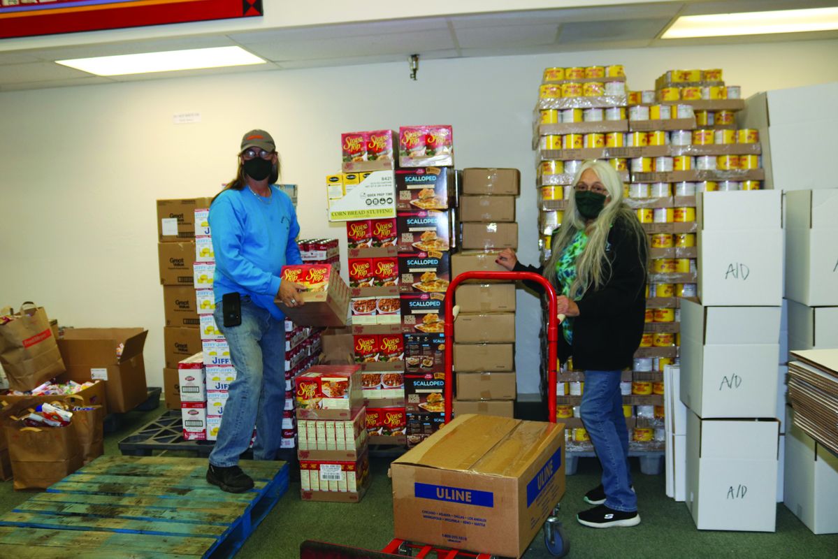 Task Force preparing holiday food boxes