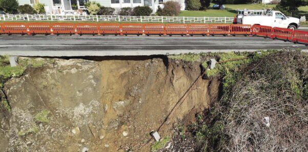 Erosion worsens under Pebble Beach Drive