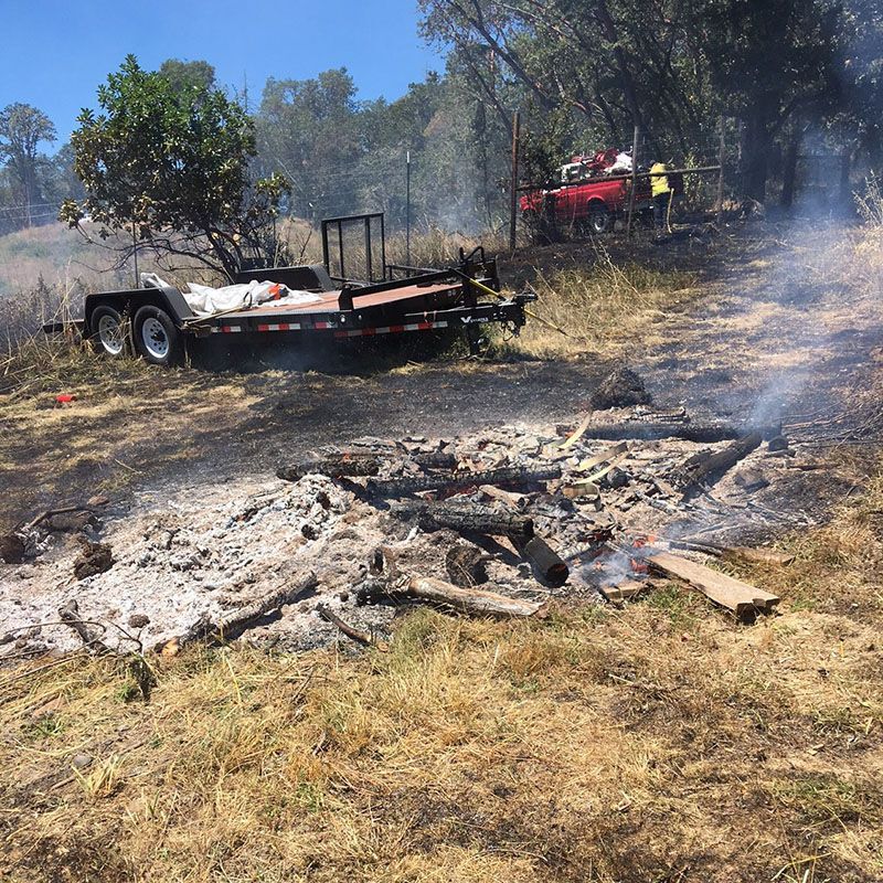 Prevent wildfire; wait for the right time to burn debris