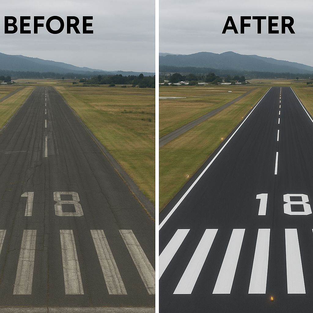 Runway Gets a Re-Do at Jack McNamara Field
