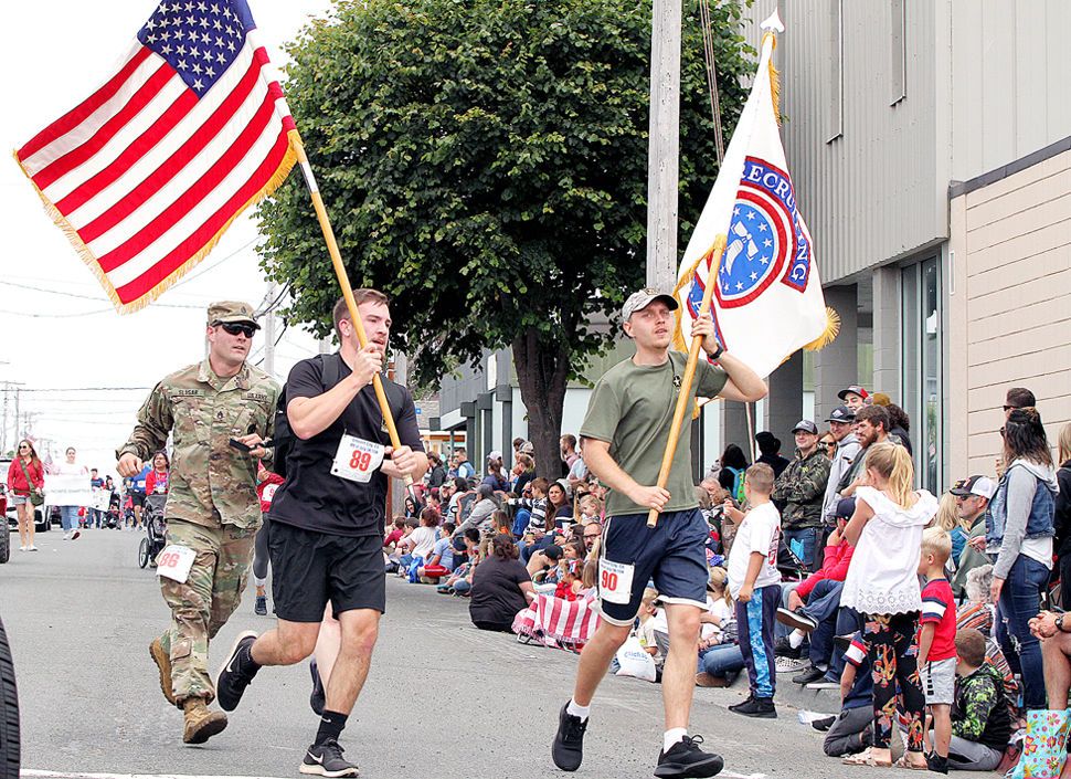 Speeding through the parade