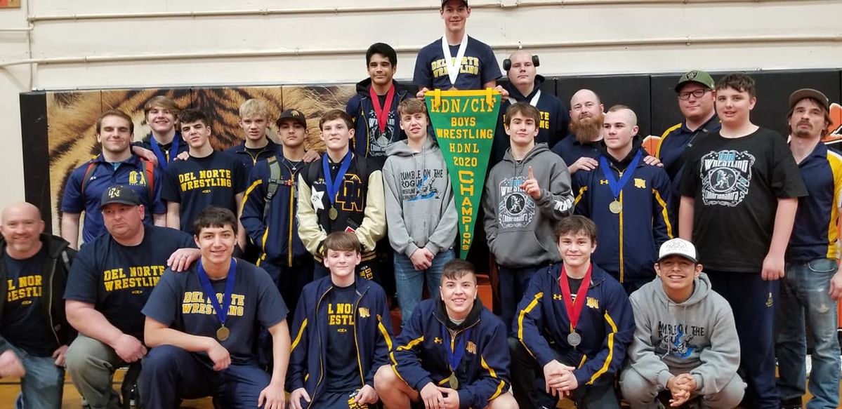 Warriors boys take league team wrestling title; Del Norte girls bring home second place