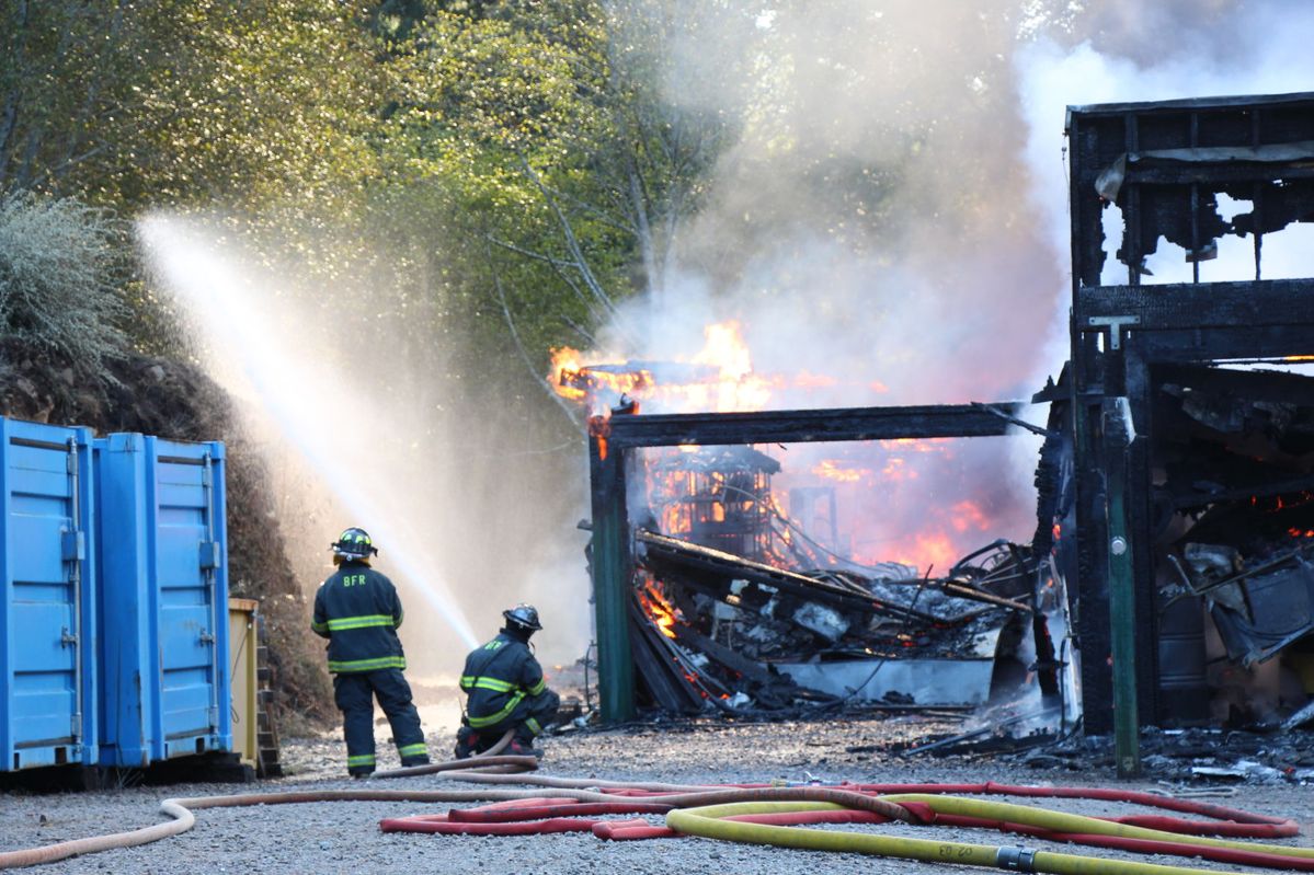 New Details - Photos / Plant fire update