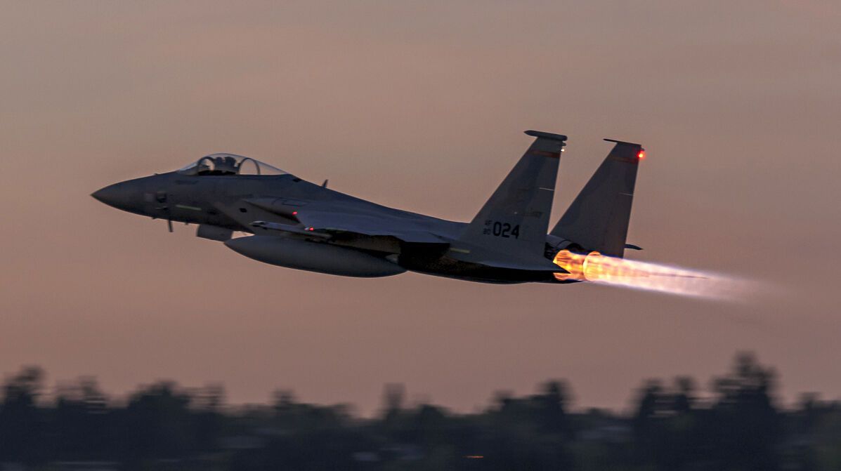 Military launches night training flights
