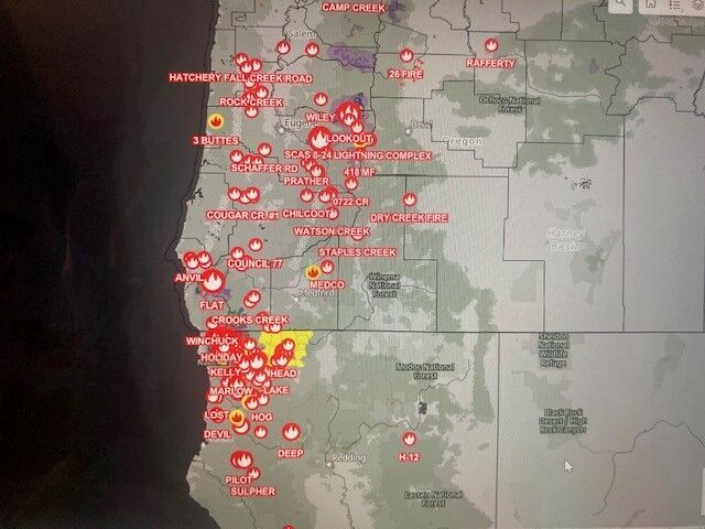 Audio: CA/OR and Coos, Curry, Douglas Counties, Brock Smith-Boice Fire Report