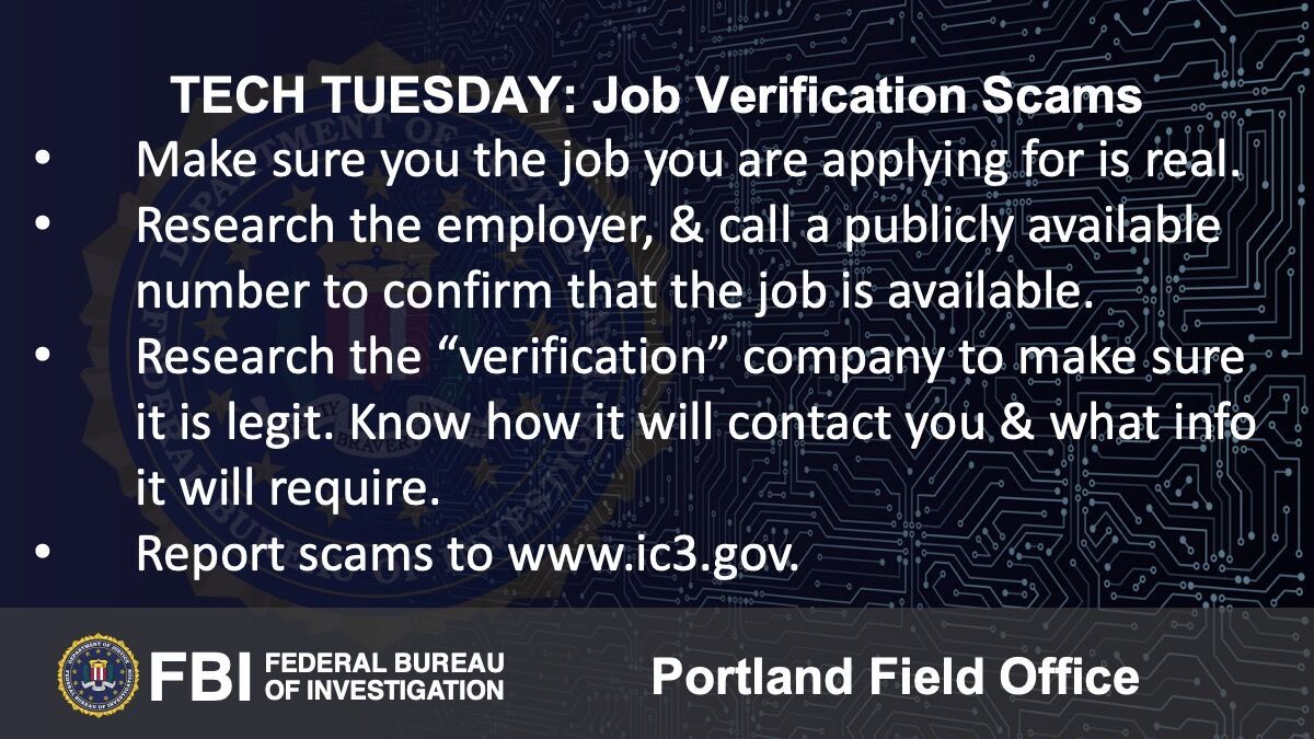 Tech Tuesday: Building a Digital Defense Against Job Verification Scams