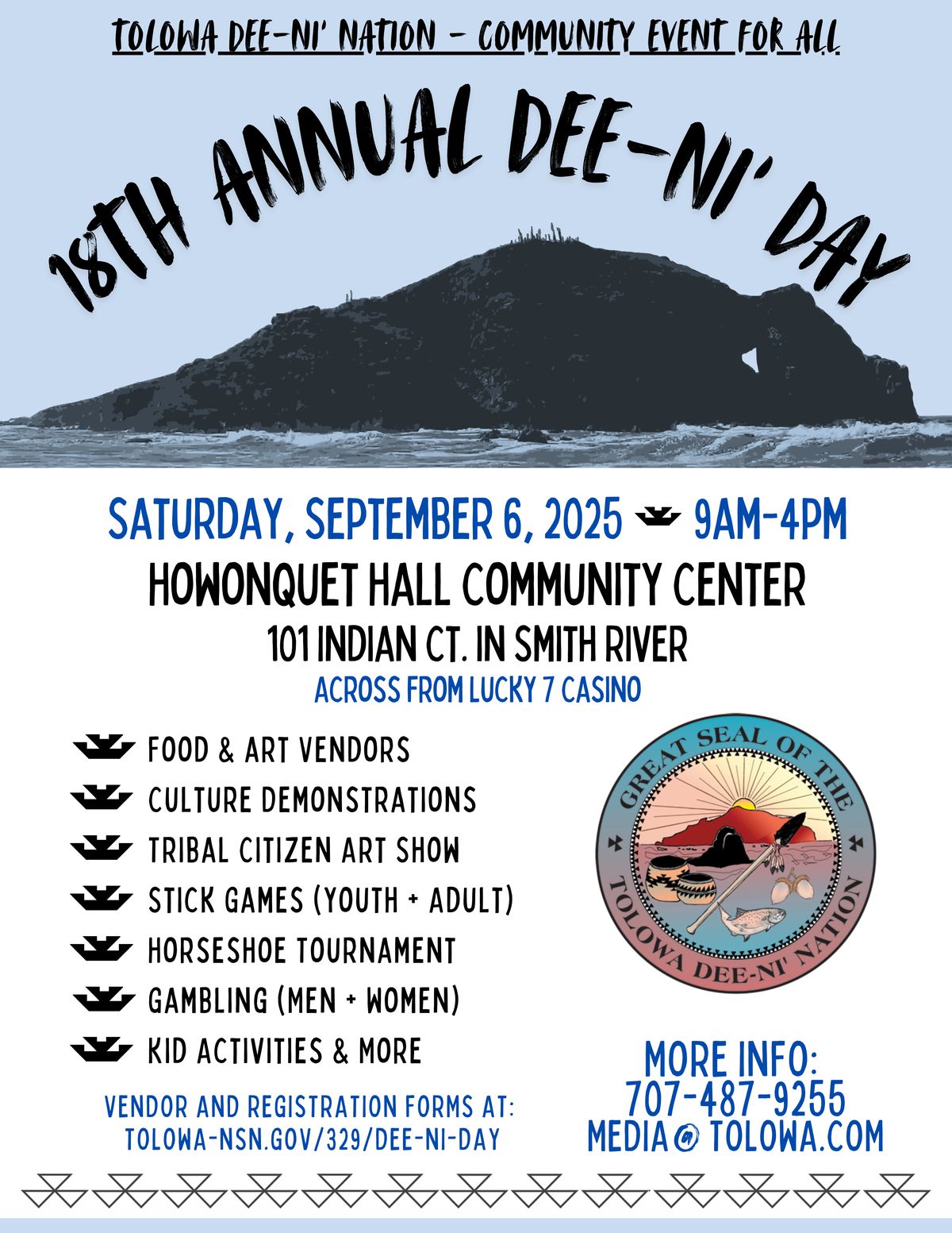 Vendor Registration and Signups Now Open for Tolowa Dee-ni Day