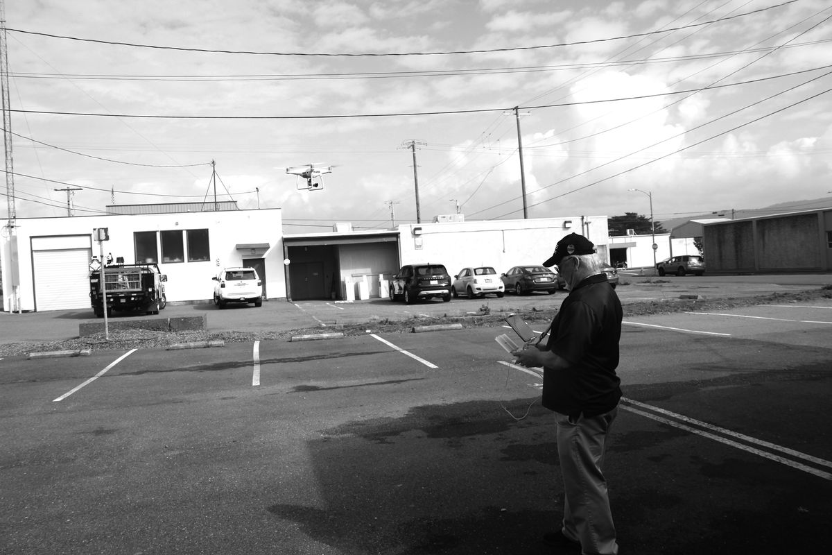 Retired police chief old pro at drone videos